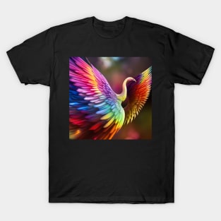 Rainbow fantasy bird T-Shirt